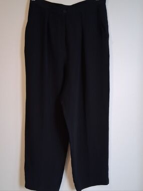 100% Silk Jones New York Pants Medium Fits Like 8 Vintage EUC